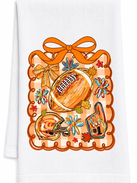 Other - Fall football kitchen towel